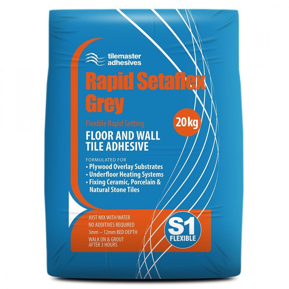 Setaflex Rapid Set Grey S1 Adhesive 20kg