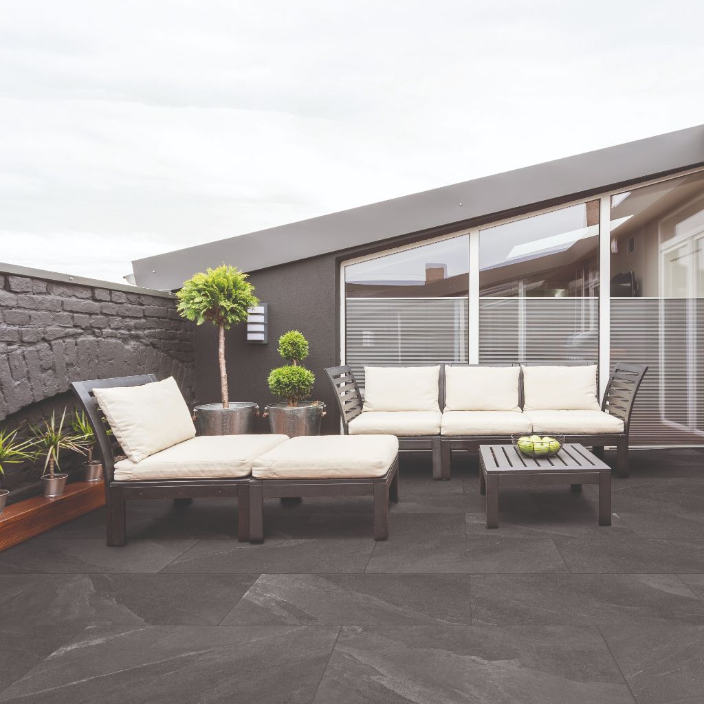 Sand Anthracite Outdoor Porcelain