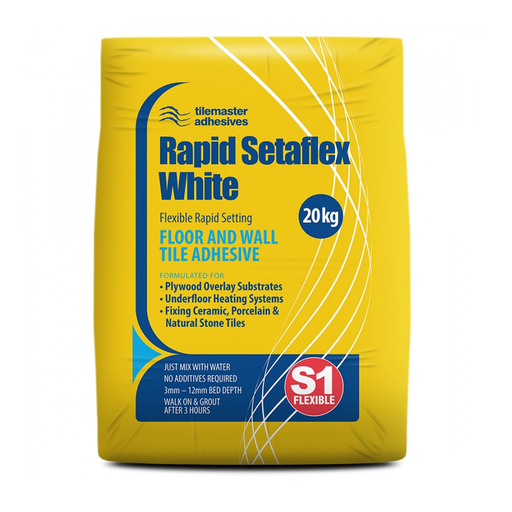 Setaflex Rapid Set White S1 Adhesive 20kg