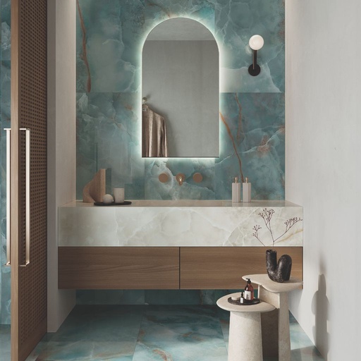 Segrato Blu Large Thin Format Porcelain